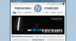 Desktop Screenshot of fireworksforever.com